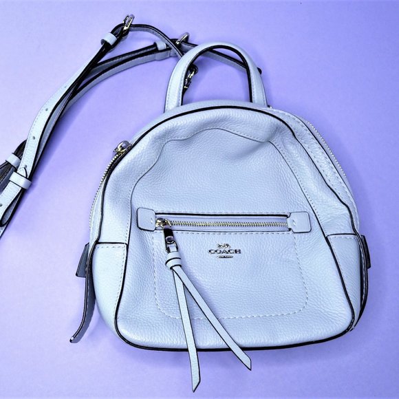 Coach Handbags - Mini Coach Backpack in Powder Blue - DISCONTINUED ITEM
